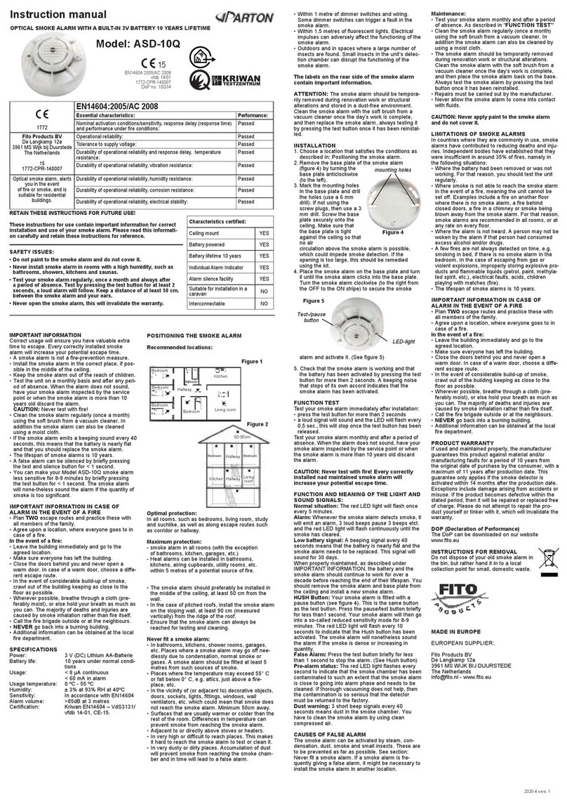 Aparton ASD-10Q instruction manual