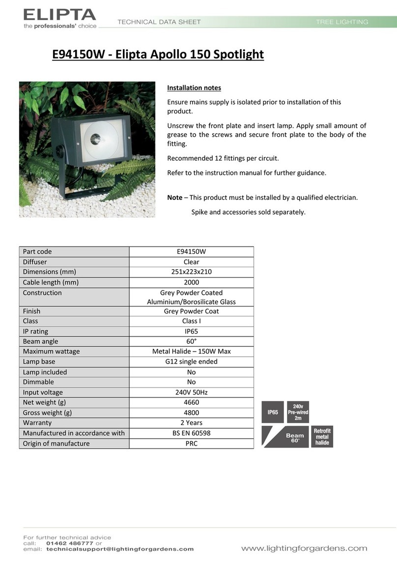 Elipta Apollo 150 Technical data sheet
