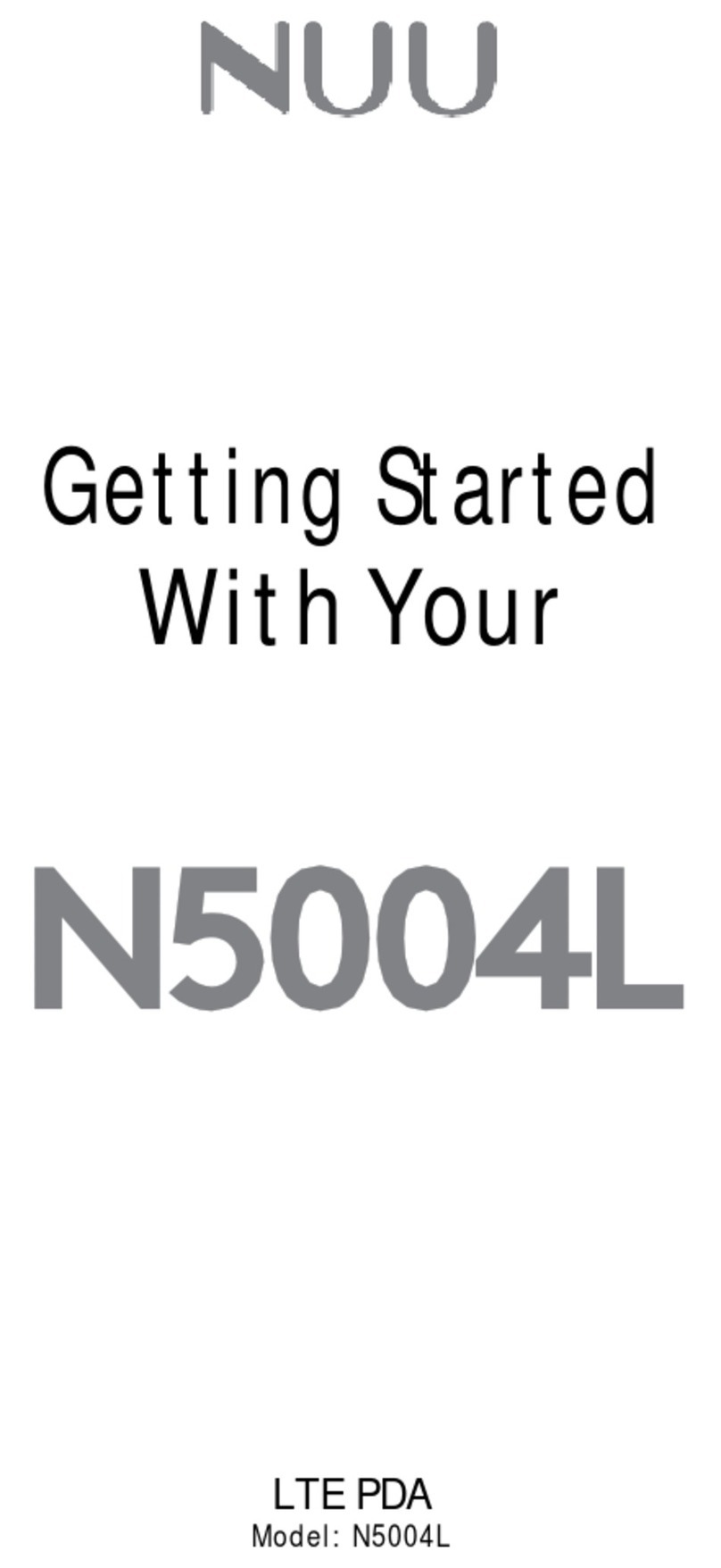 Nuu N5004L User manual