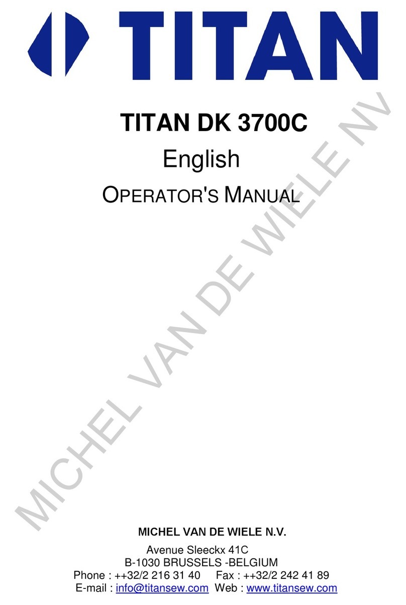 Titan DK 3700C User manual
