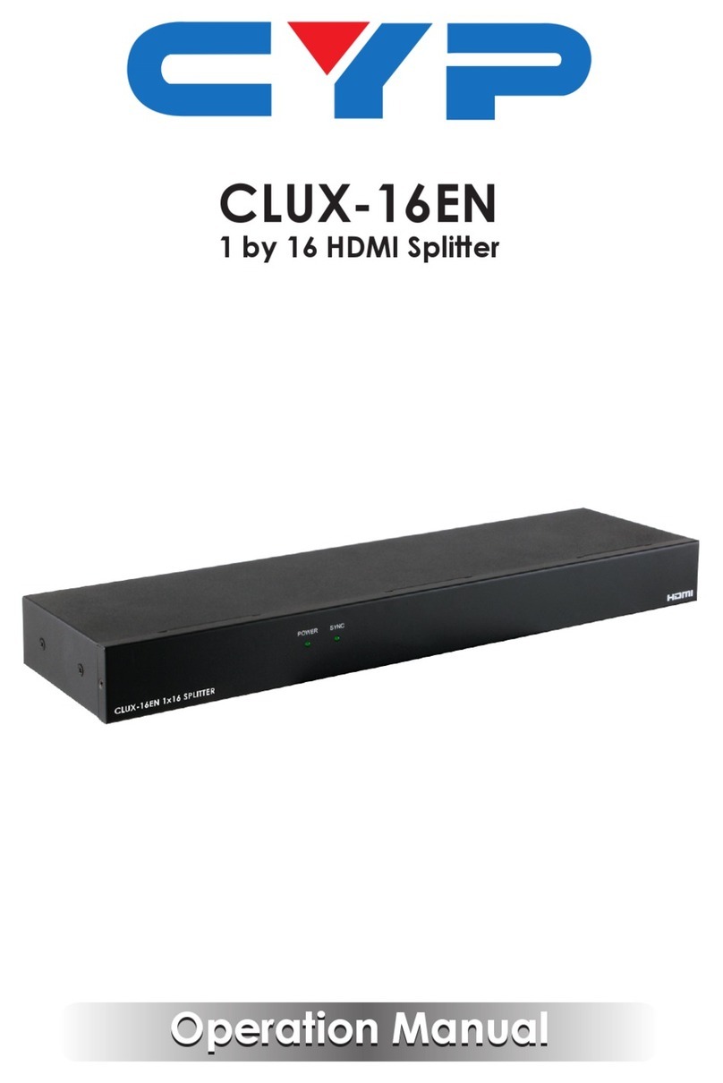CYP CLUX-16EN User manual