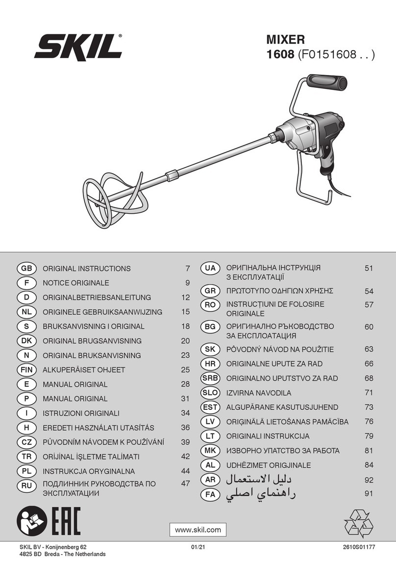 Skil MIXER 1608 Original instructions