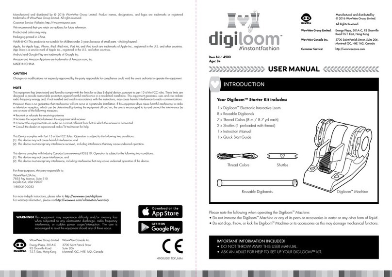 WowWee digiloom 4900 user manual