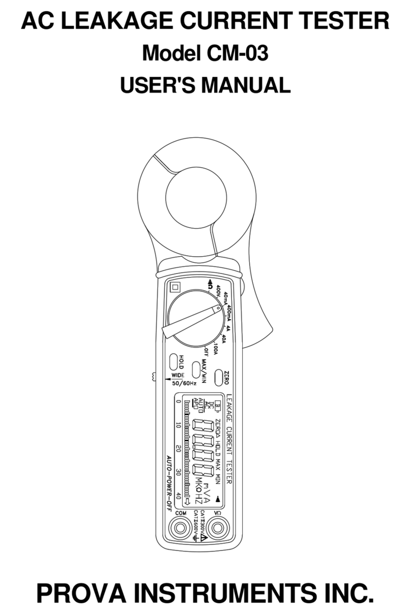 PROVA CM-03 user manual