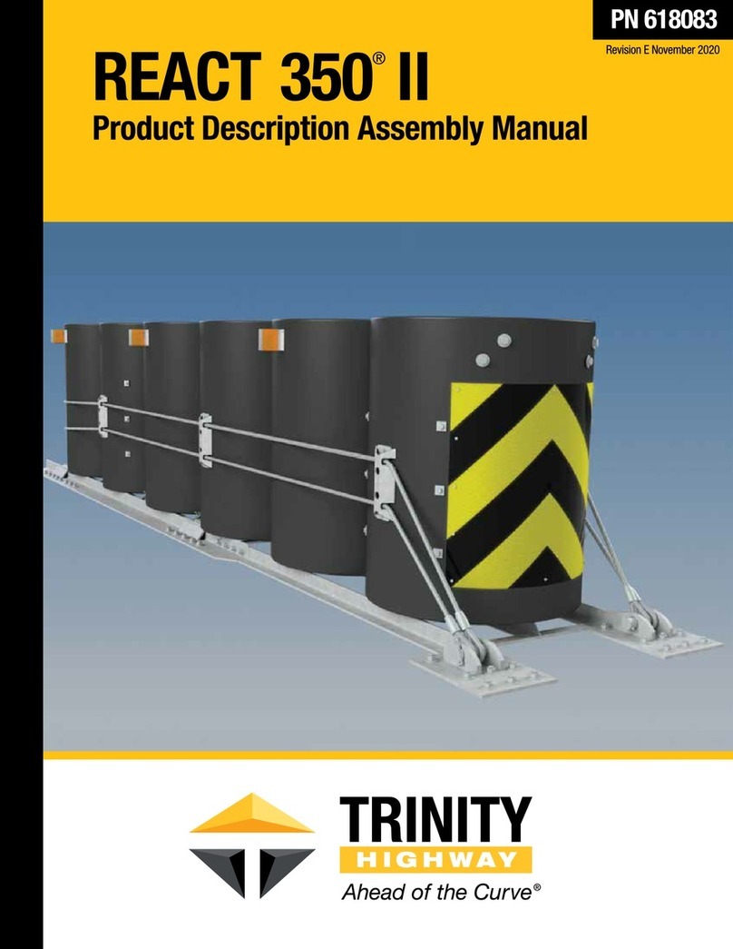 Trinity Highway REACT 350 II Product Description Assembly Manual Trinity Highway REACT 350 II Product Description Assembly Manual