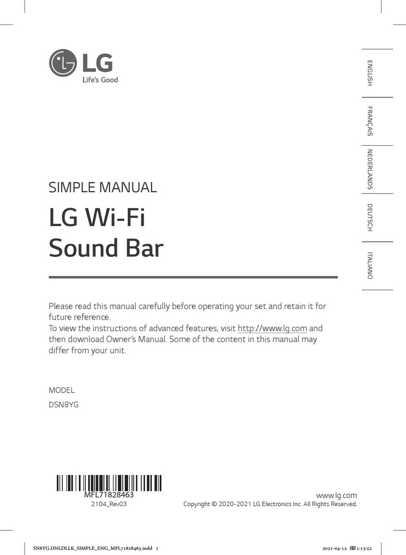 LG DSN8YG Specification sheet
