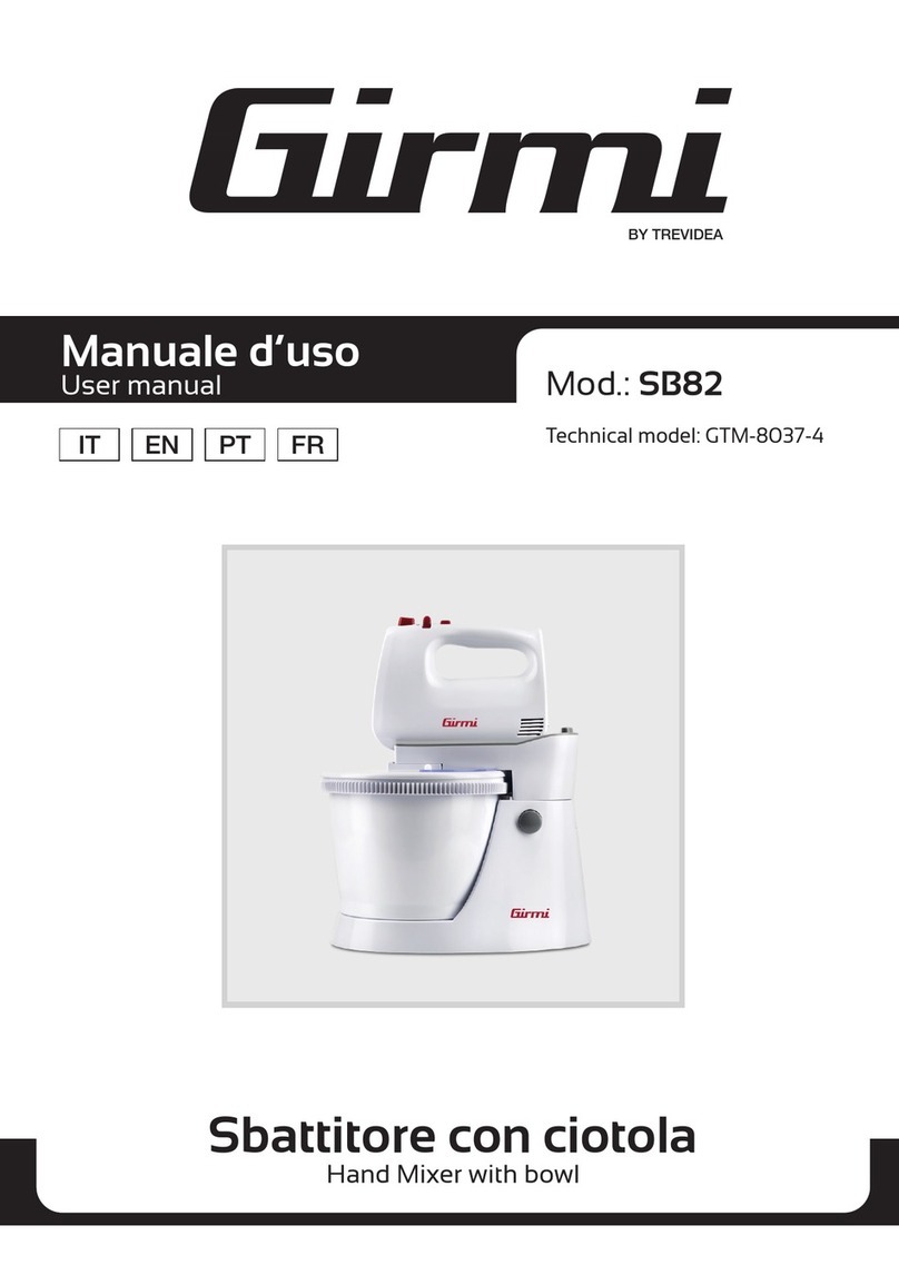 TREVIDEA Girmi SB82 user manual