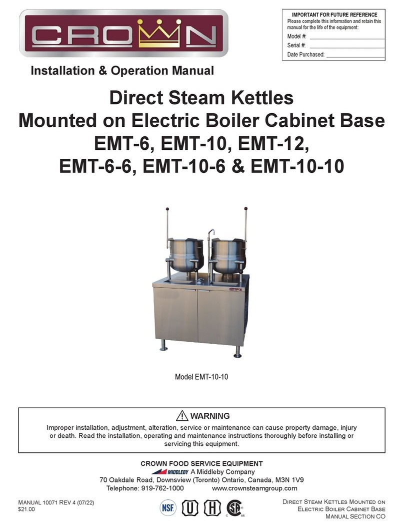 Crown EMT-6 Installation & operation manual