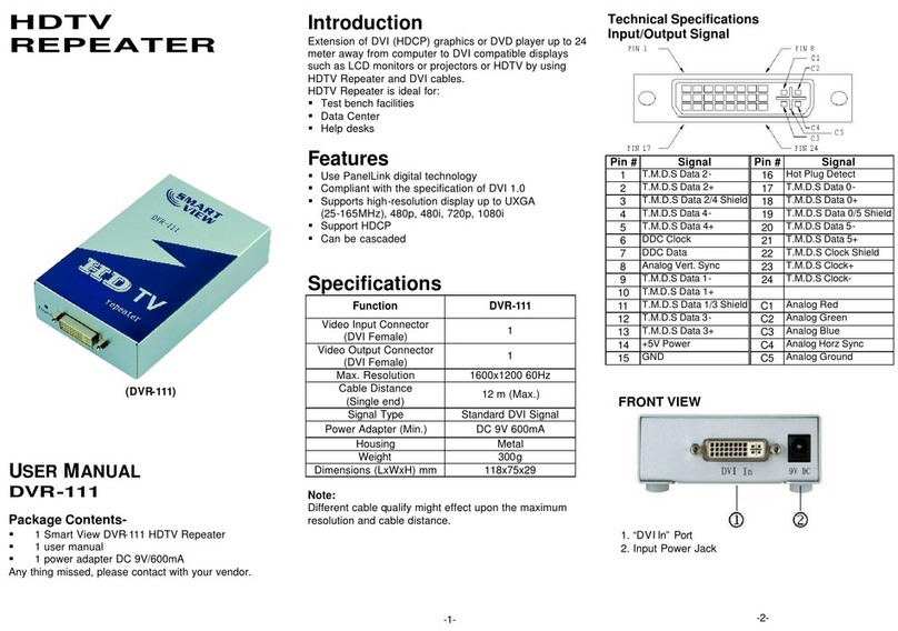 Smart view DVR-111 user manual