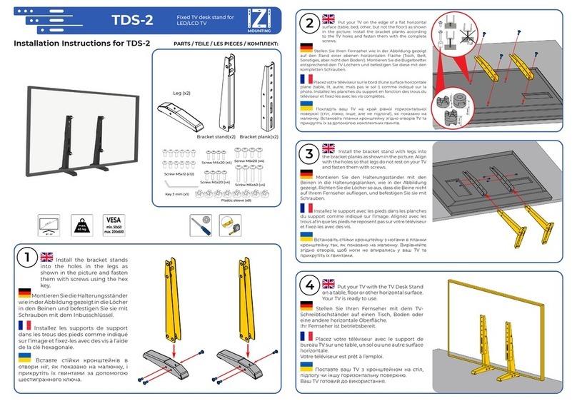 IZI Mounting TDS-2 User manual