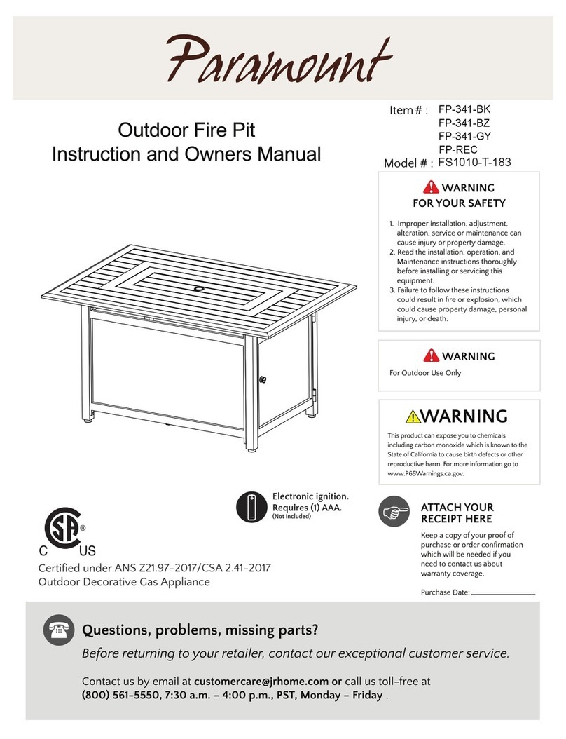 Paramount Fitness FP-341-BK User manual