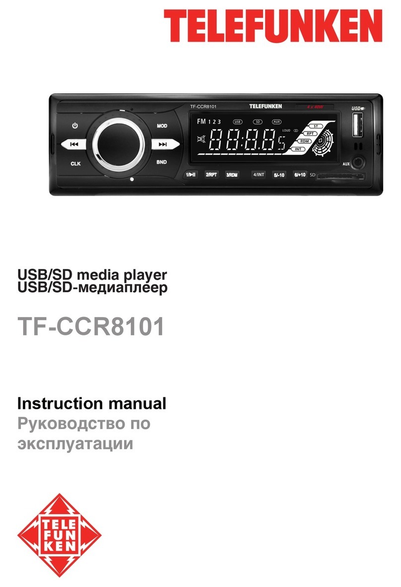 Telefunken TF-CCR8101 User manual