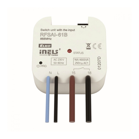 Elko RFSA-61B User manual