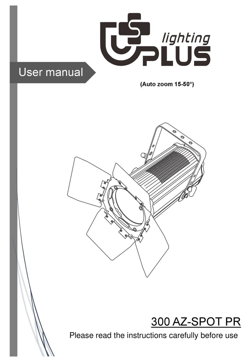 Uplus Lighting AZ-SPOT PR 300 user manual