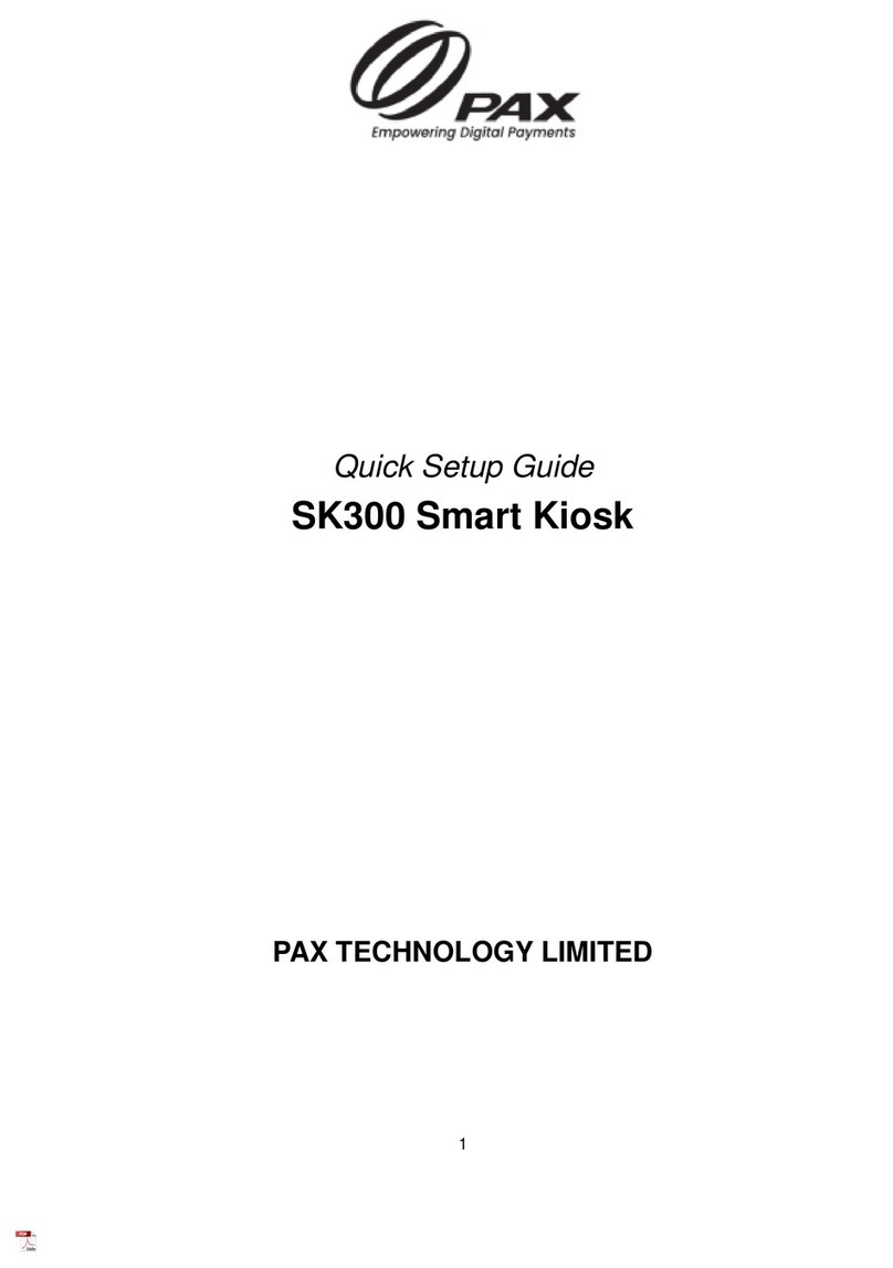 Pax Technology Smart Kiosk SK300 Quick setup guide