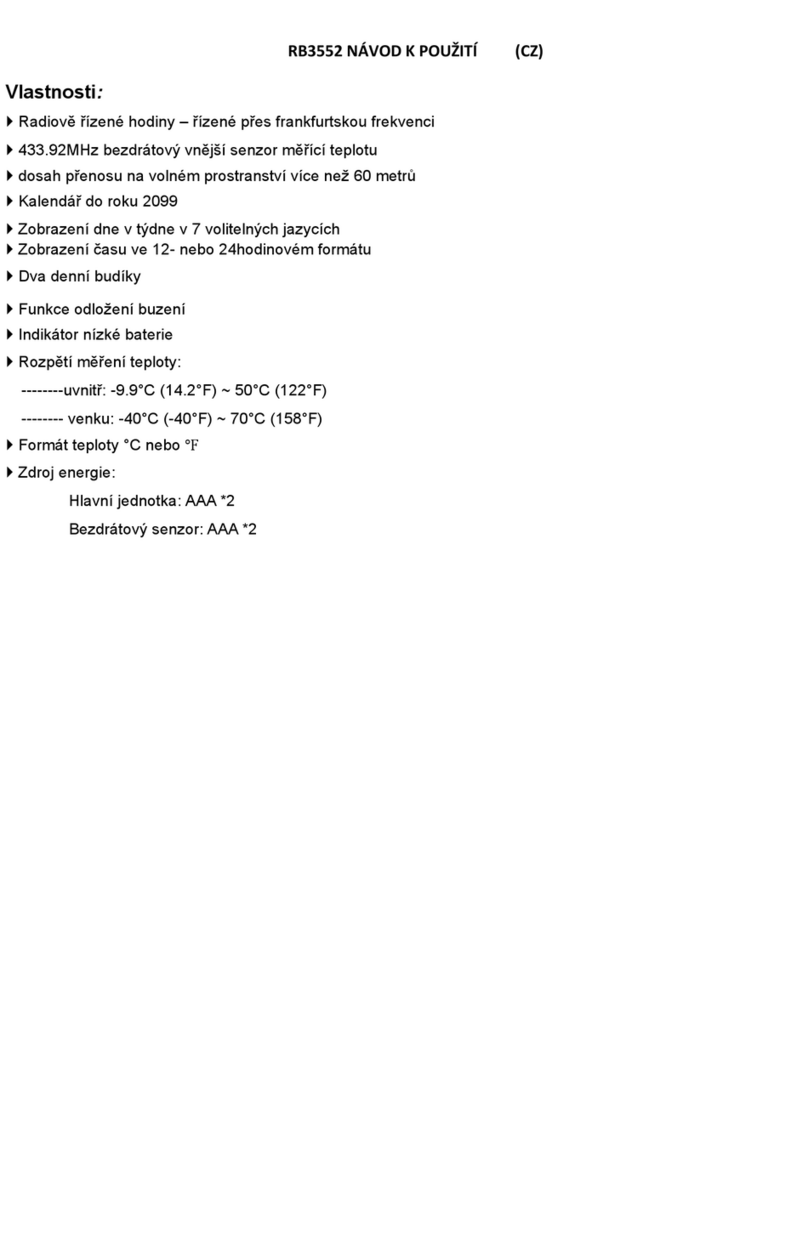 vlahova RB3552 manual