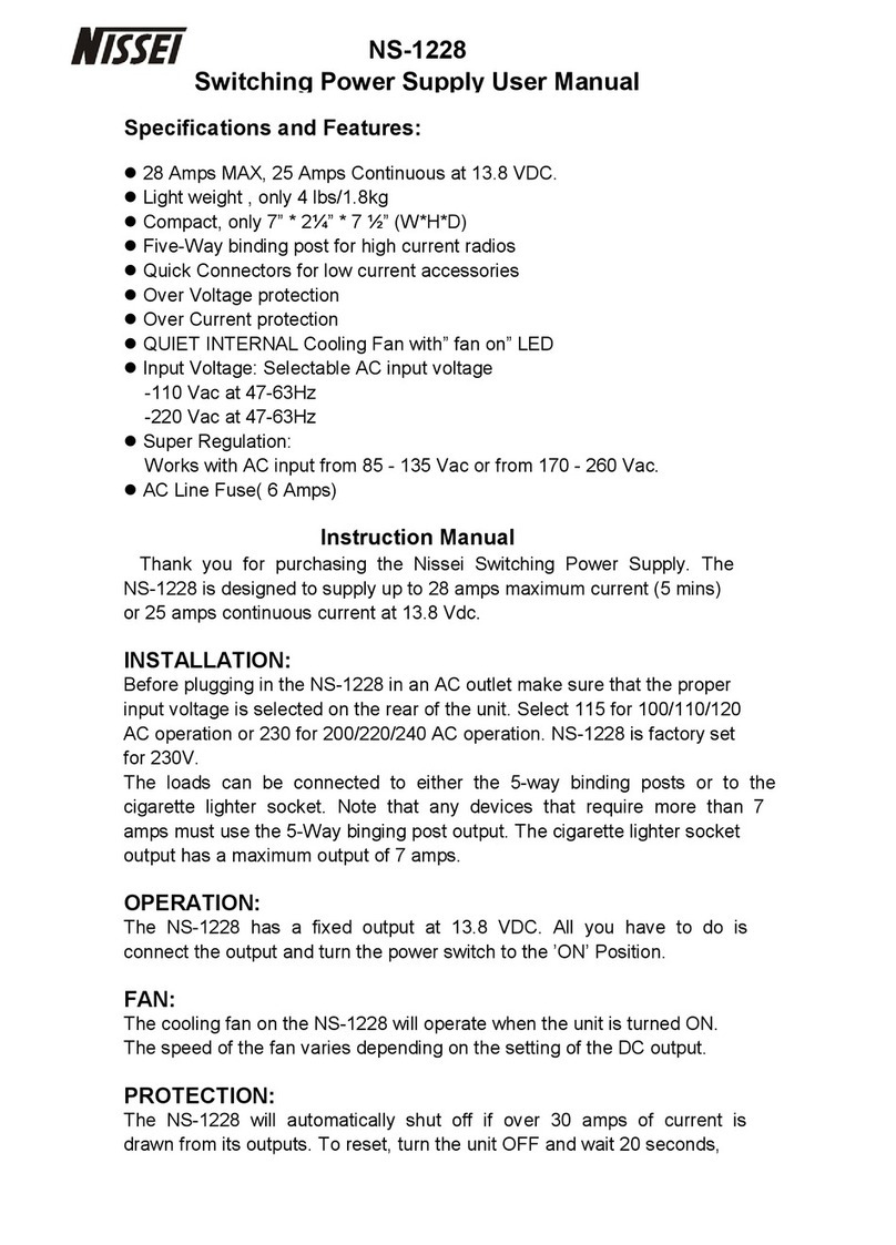Nissei NS-1228 user manual