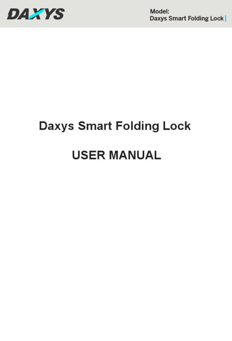 DAXYS Smart Folding Lock user manual