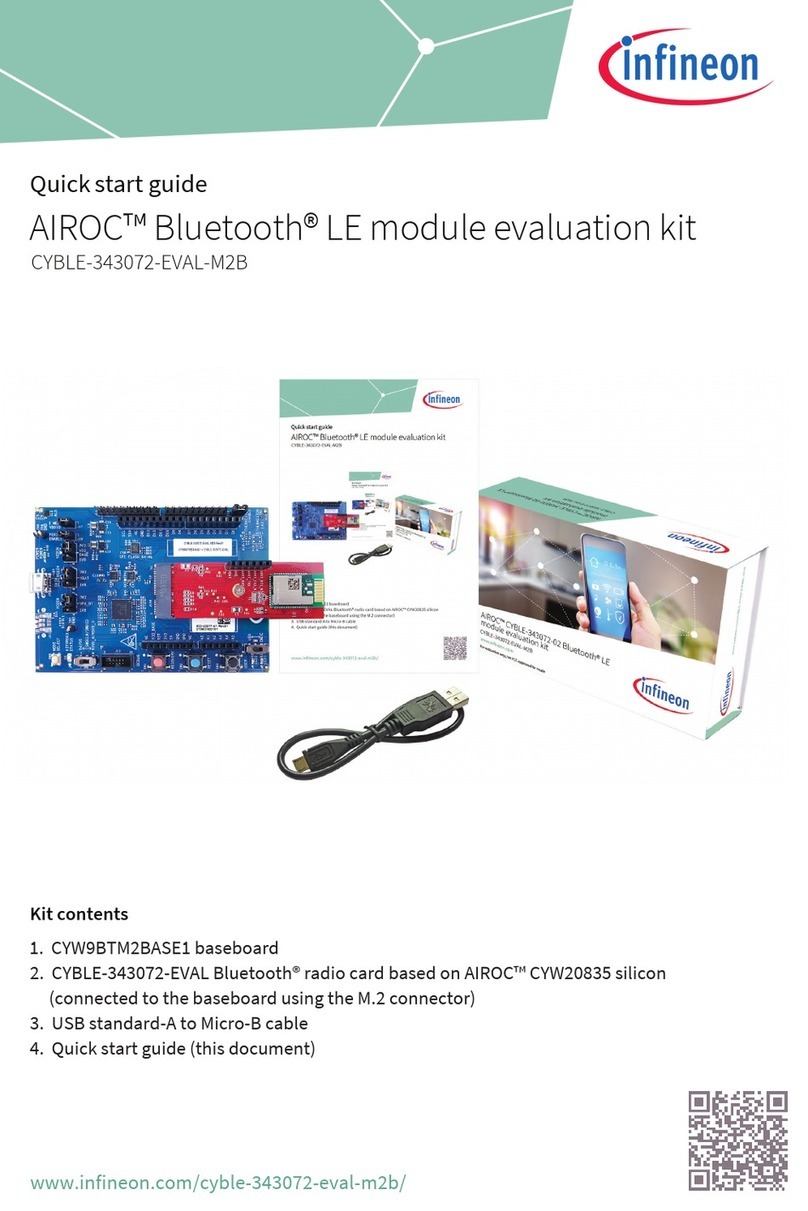 Infineon AIROC CYBLE-343072-EVAL-M2B User manual