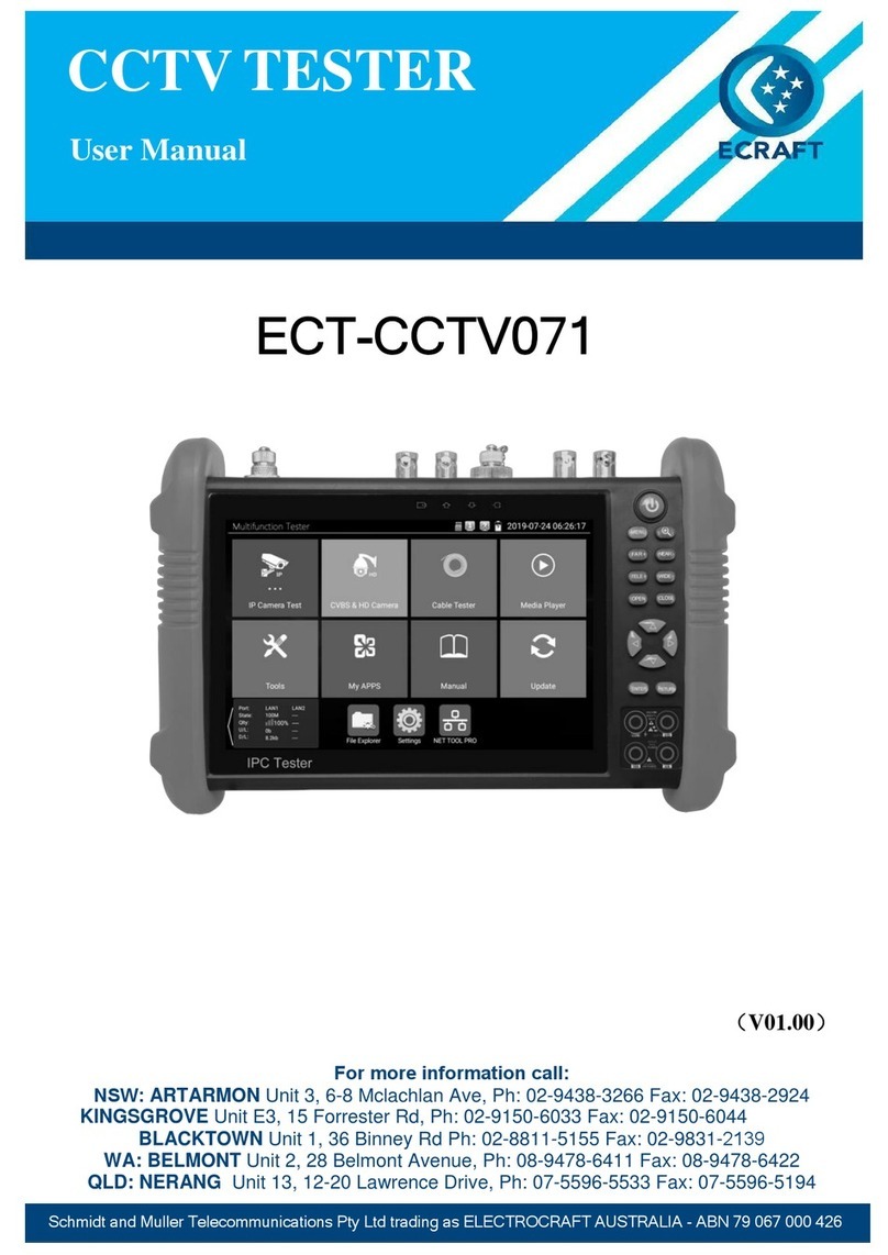 Ecraft ECT-CCTV071 user manual