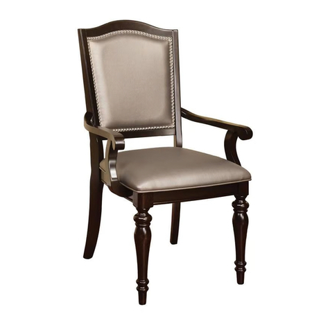 Furniture of America CM3970GL-AC-2PK Assembly instructions