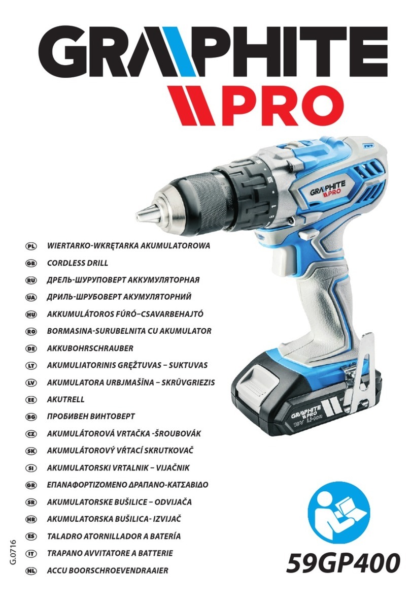 GRAPHITE PRO 59GP400 instruction manual