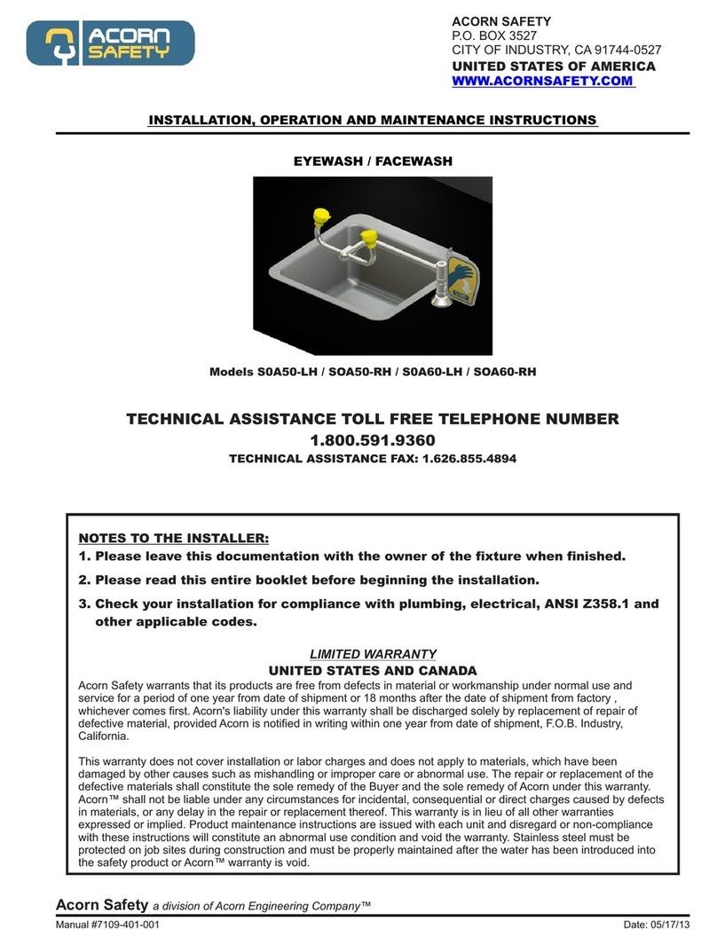 Acorn Safety S0A50-LH Manual