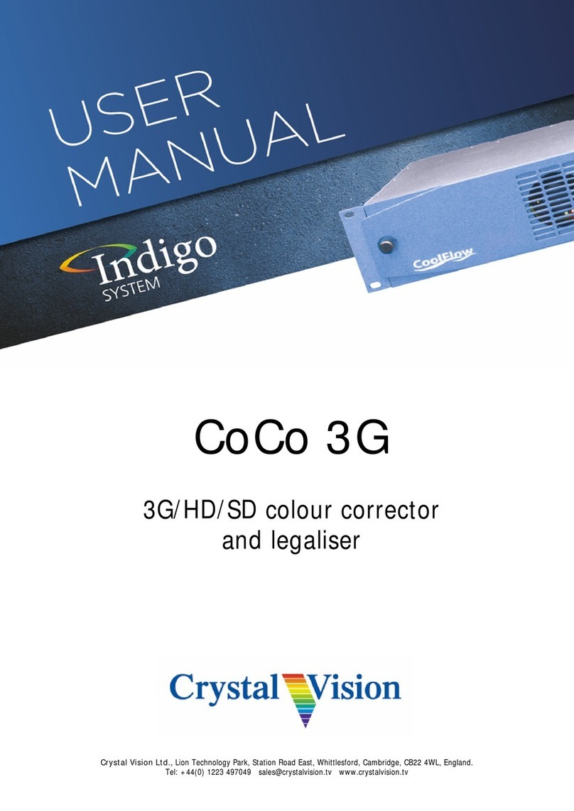 Crystal Vision Indigo CoCo 3G user manual Crystal Vision Indigo CoCo 3G user manual