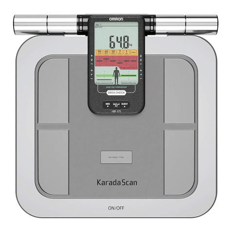 Omron KaradaScan HBF-375 User manual