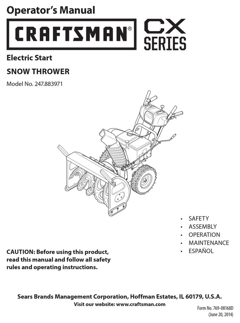 Craftsman CX Series Operator's manual