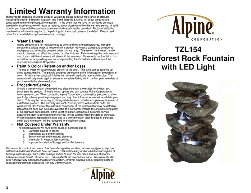 Alpine TZL154 Assembly instructions