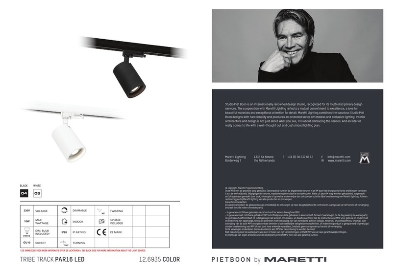 Maretti PIETBOON 12.693504 quick start guide