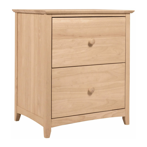 Unfinished Furniture of Wilmington OF-62 quick start guide Unfinished Furniture of Wilmington OF-62 quick start guide