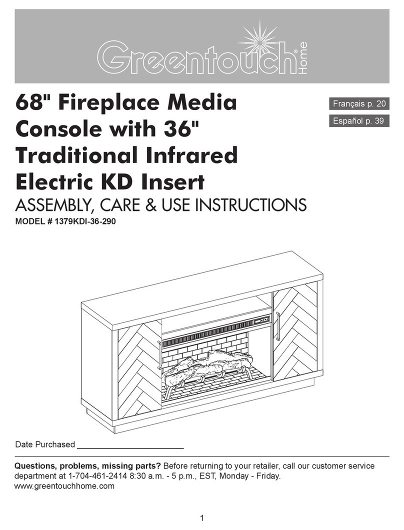 Greentouch 1379KDI-36-290 Assembly / care & use instructions Greentouch 1379KDI-36-290 Assembly / care & use instructions
