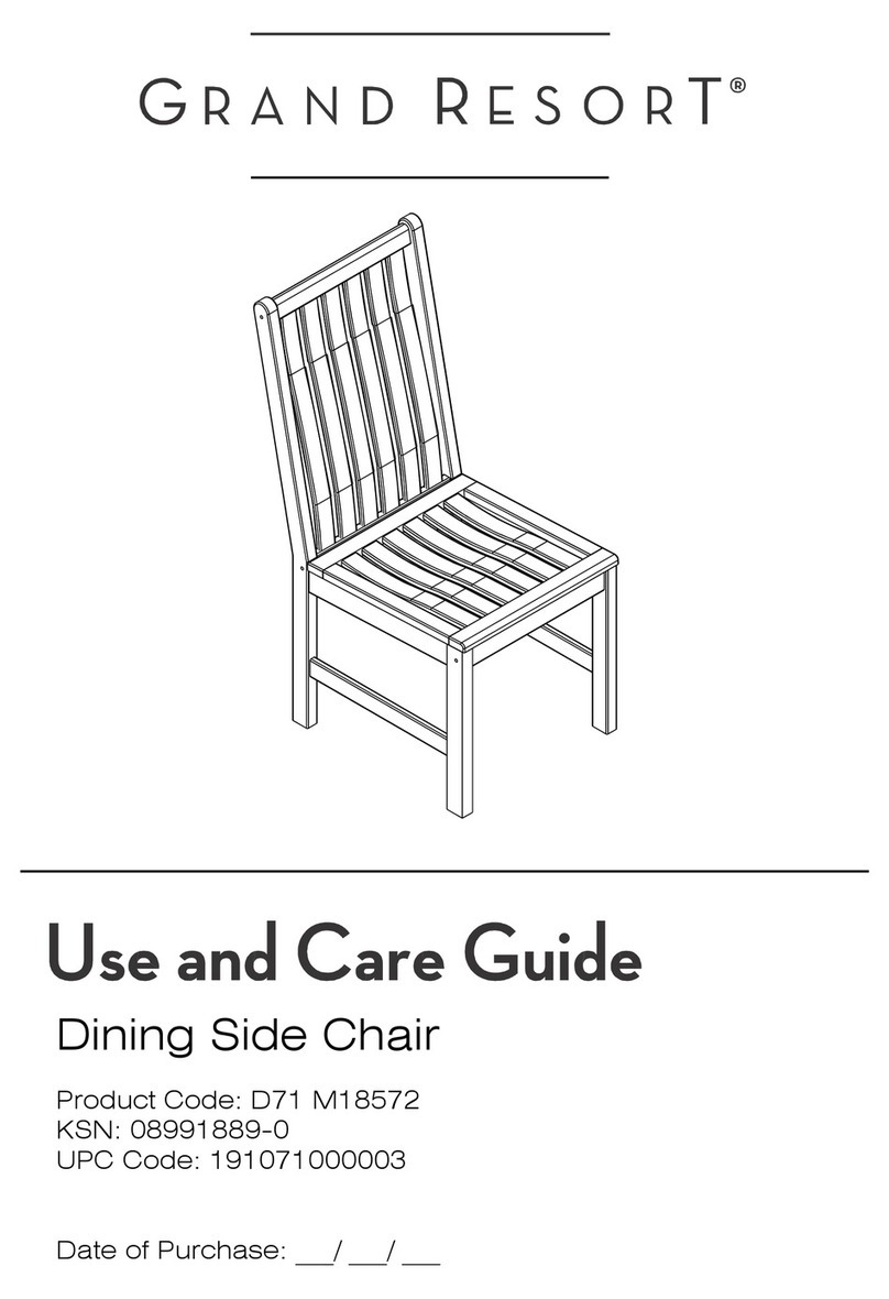 GRAND RESORT D71 M18572 Use and care guide