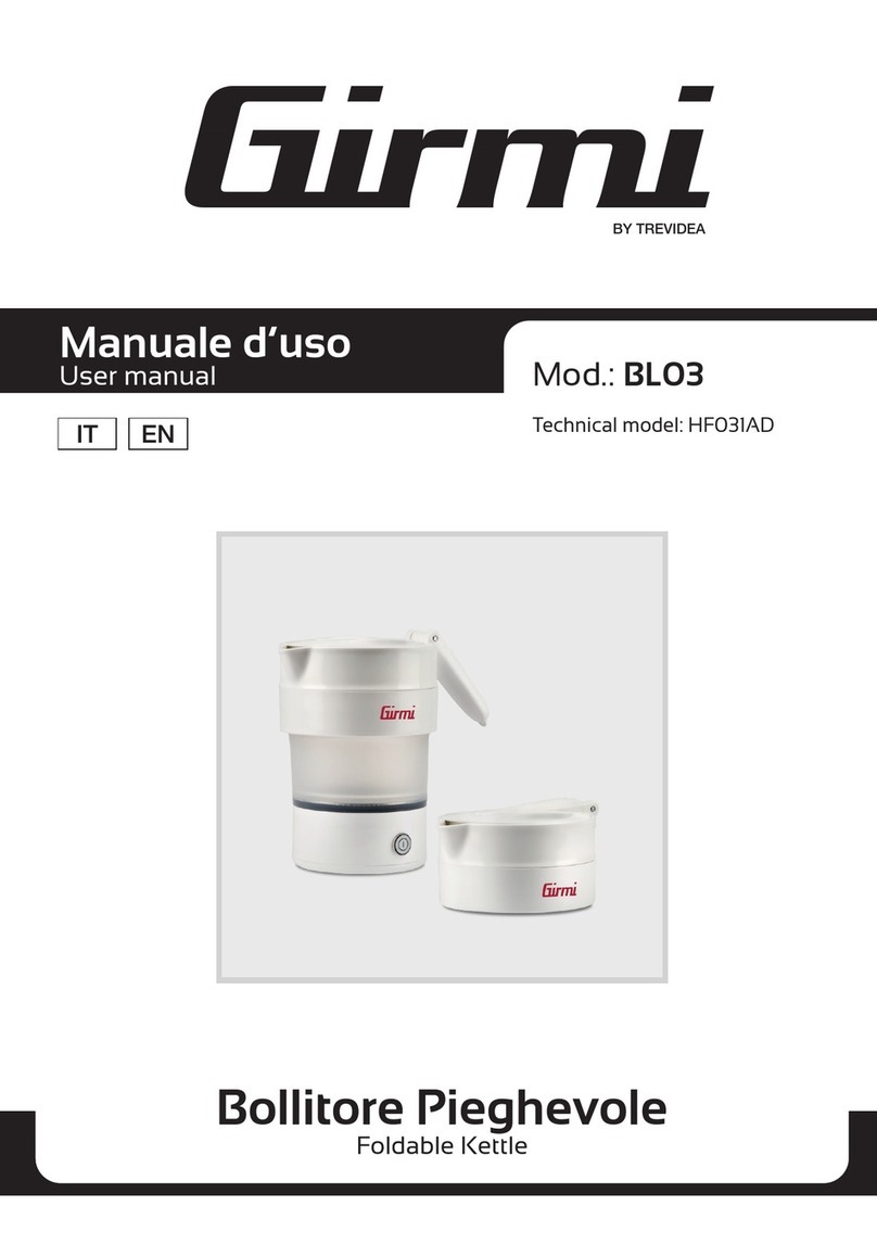 TREVIDEA Girmi BL03 user manual
