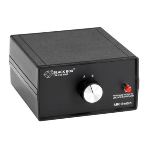 Black Box SW930A-R2 User manual