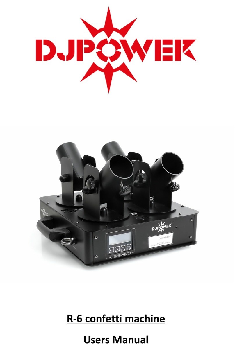 dj power R-6 user manual