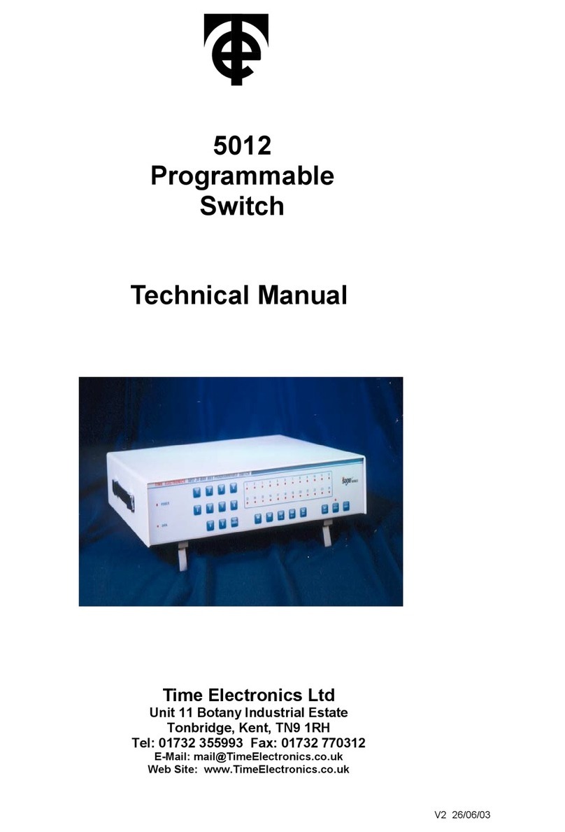 Time Electronics 5012 Technical manual