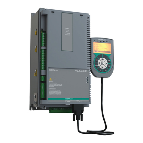 gefran VDL200 Series Troubleshooting guide