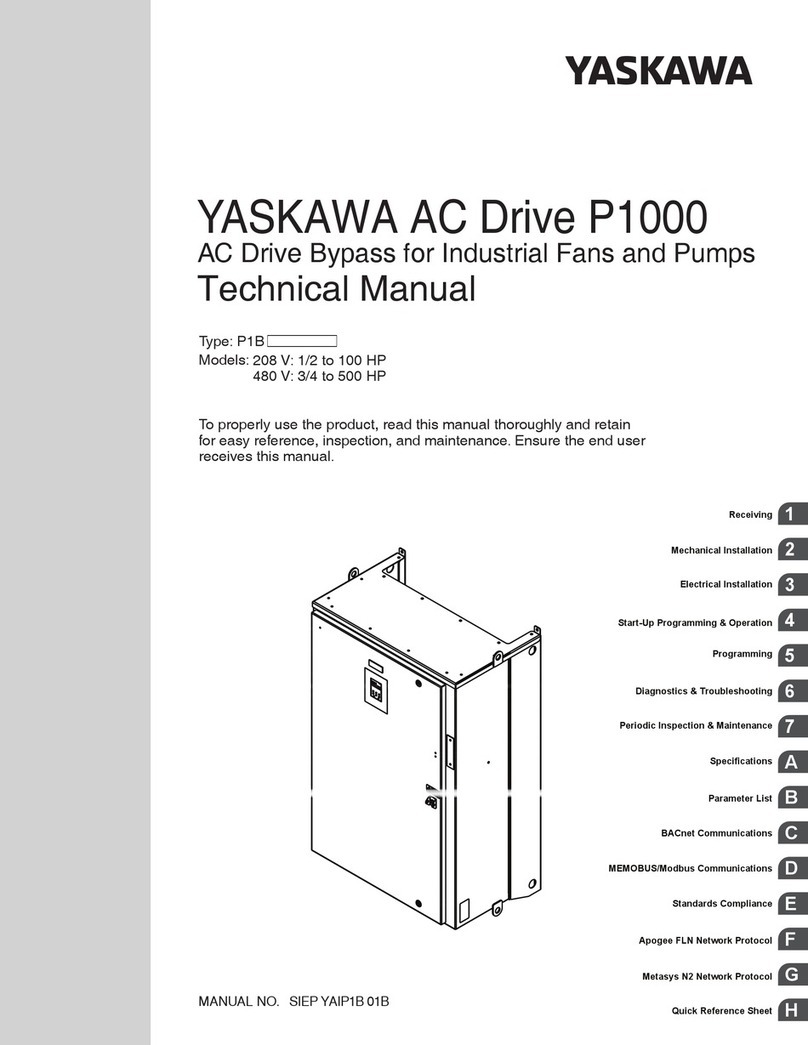 YASKAWA P1000 Technical manual