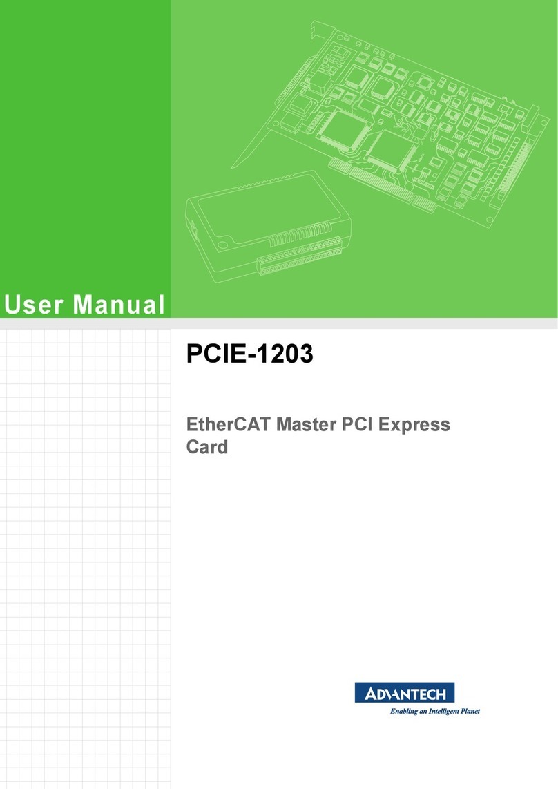 Advantech PCIE-1203 user manual