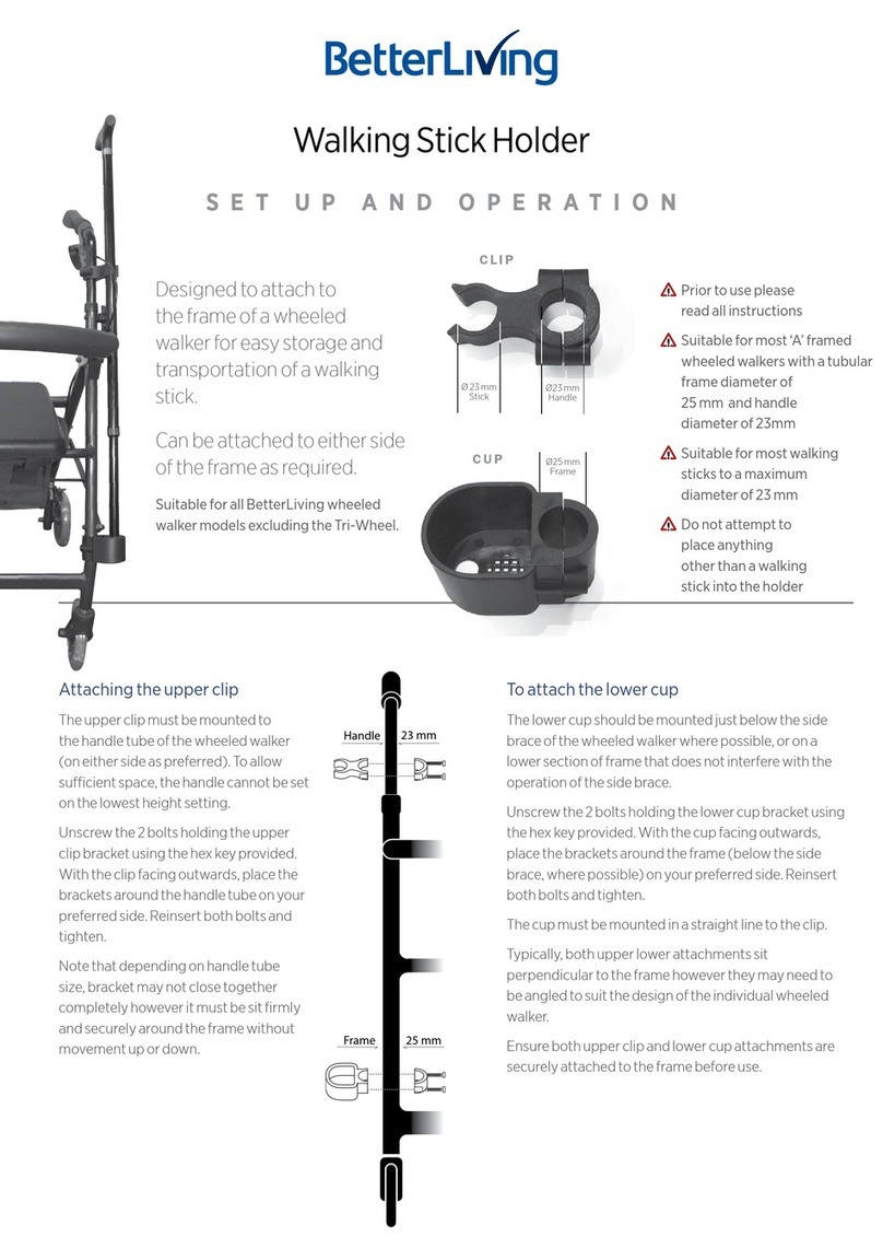 BetterLiving BL1478 Setup and operation