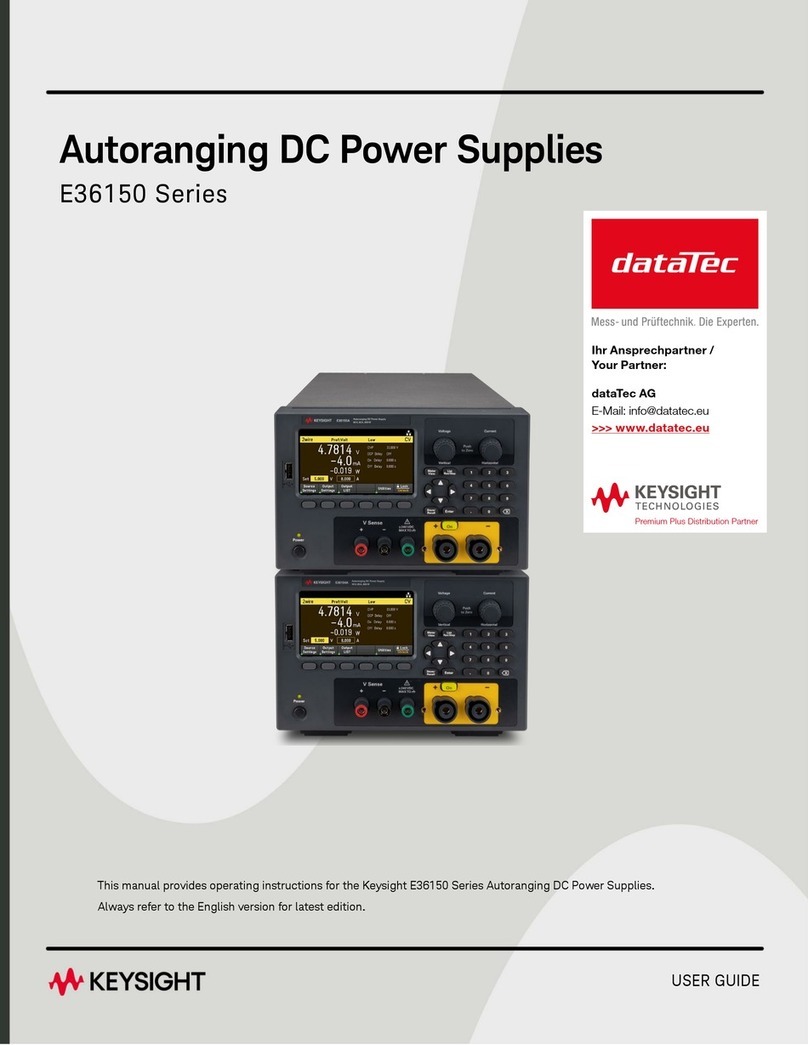 DATATEC KEYSIGHT E36150 Series user guide
