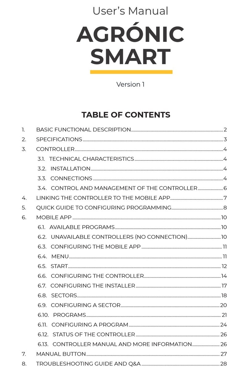 Sistemes Electronics Progres Agronic Smart user manual