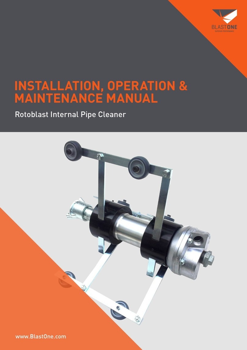 BLASTONE Rotoblast Installation, operation & maintenance manual