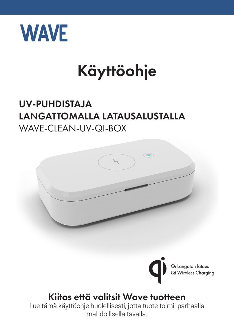 Wave WAVE-CLEAN-UV-QI-BOX user manual
