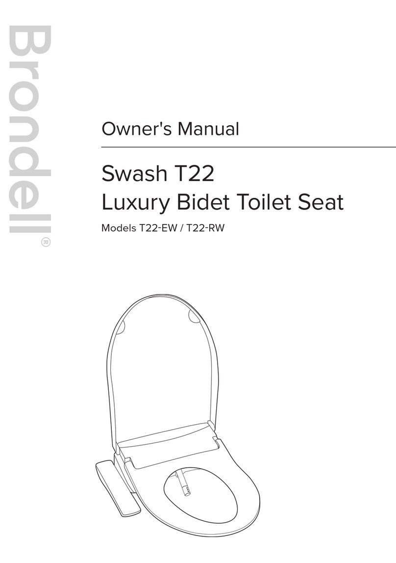 brondell Swash T22-EW User manual
