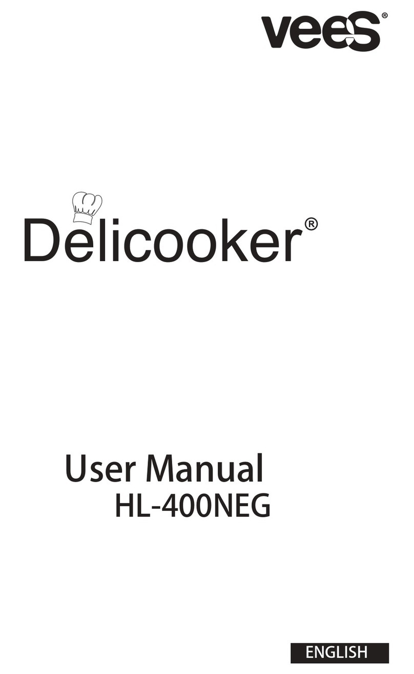 Vees Delicooker HL-400NEG User manual