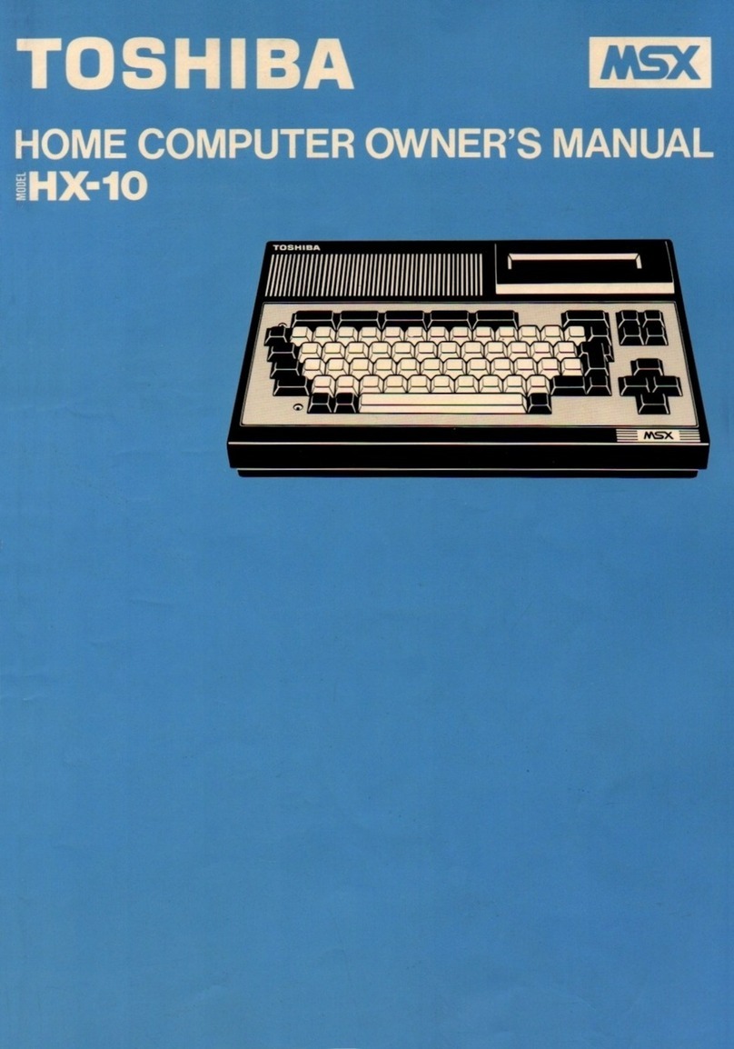 Toshiba HX-10 owner's manual